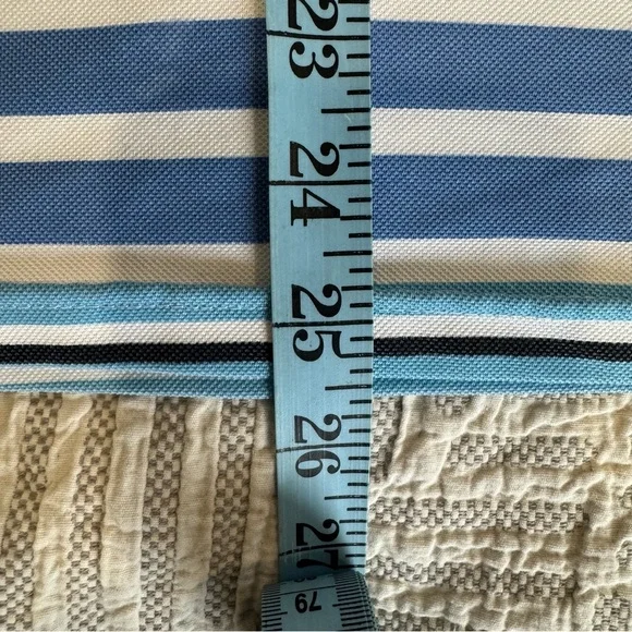 Vintage Lacoste Blue Striped Polo Shirt - Picture 9 of 12